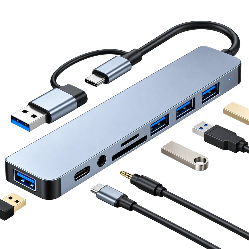 8 in 1 USB Type C Hub