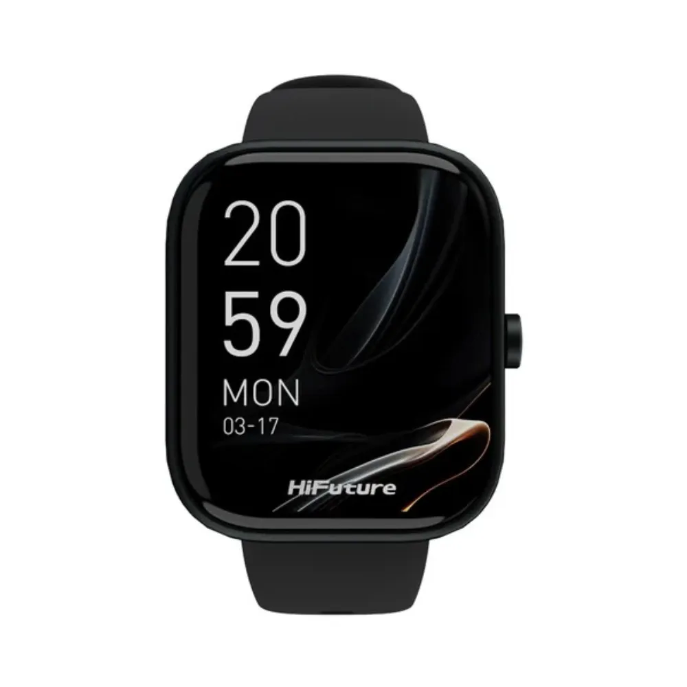 HiFuture Lume 1.85 Inch Black Smart Watch