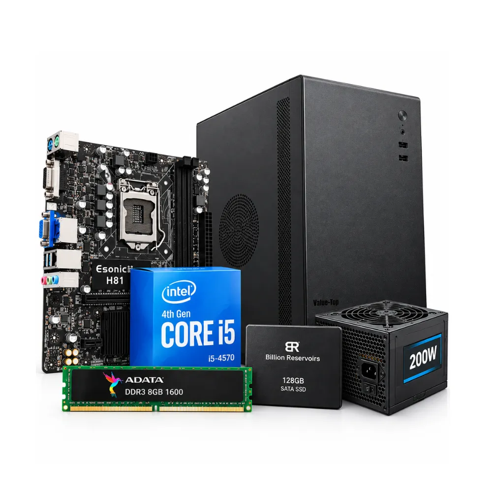 Intel 4th Gen Core i5-4570 Budget Desktop PC