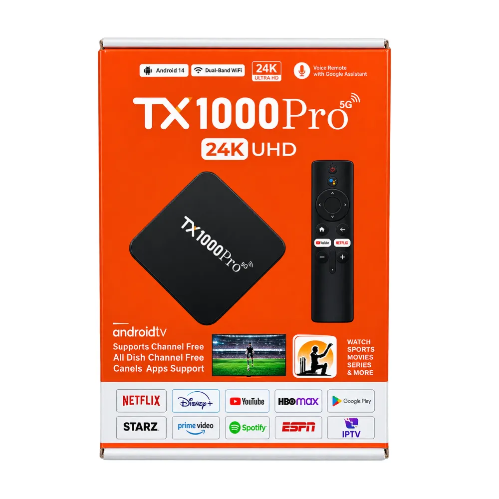 TX1000 PRO Android TV Box 16GB RAM 256GB ROM